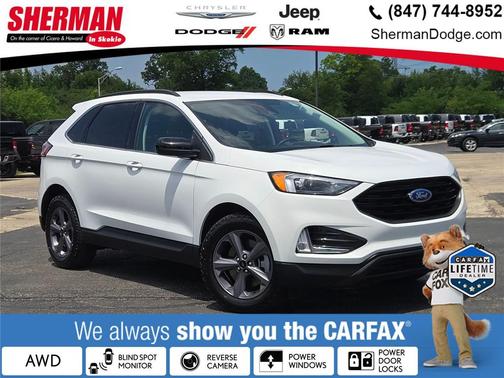 Oxford White 2022 Ford Edge SEL