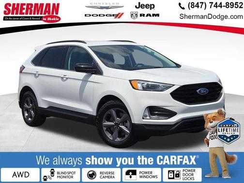 Oxford White 2022 Ford Edge SEL