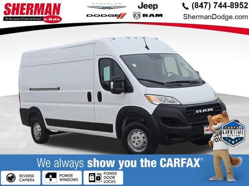 Bright White Clearcoat 2023 RAM ProMaster 2500 High Roof