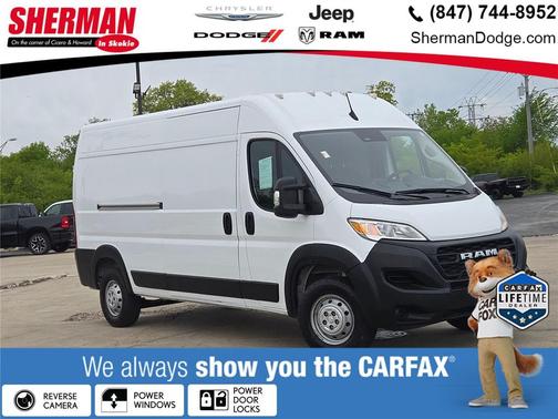 Bright White Clearcoat 2023 RAM ProMaster 2500 High Roof
