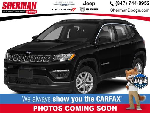 Diamond Black Crystal Pearlcoat 2021 Jeep Compass Latitude