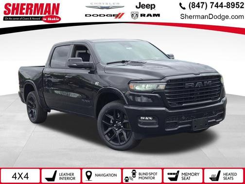 Diamond Black Crystal Pearlcoat 2026 RAM 1500 Laramie