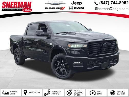 Diamond Black Crystal Pearlcoat 2026 RAM 1500 Laramie