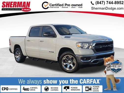 Bright White Clearcoat 2020 RAM 1500 Big Horn/Lone Star