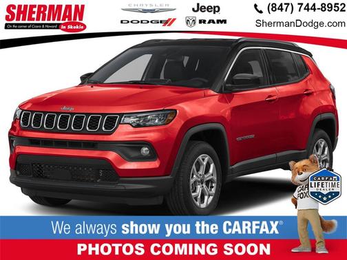 Red Hot Pearlcoat 2025 Jeep Compass Limited