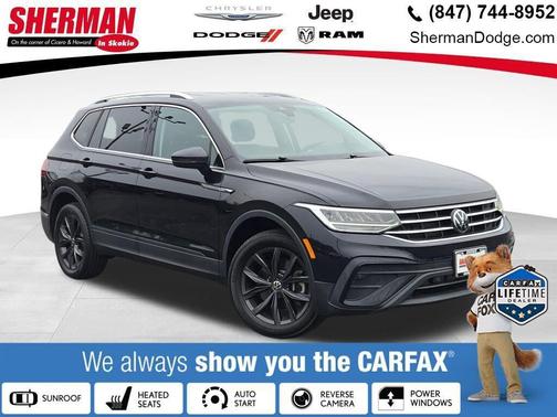 Deep Black Pearl 2024 Volkswagen Tiguan 2.0T SE
