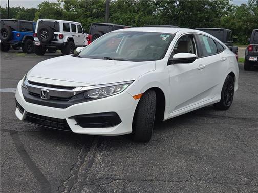Taffeta White 2018 Honda Civic LX