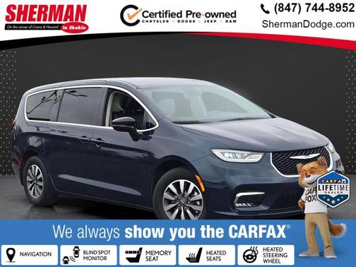 Fathom Blue Pearlcoat 2024 Chrysler Pacifica Hybrid Select