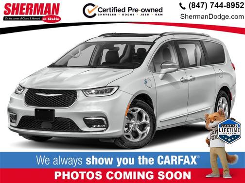 Bright White Clearcoat 2023 Chrysler Pacifica Hybrid Touring L
