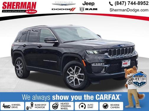 Diamond Black Crystal Pearlcoat 2025 Jeep Grand Cherokee Limited