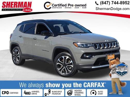 Sting-Gray Clearcoat 2024 Jeep Compass Limited
