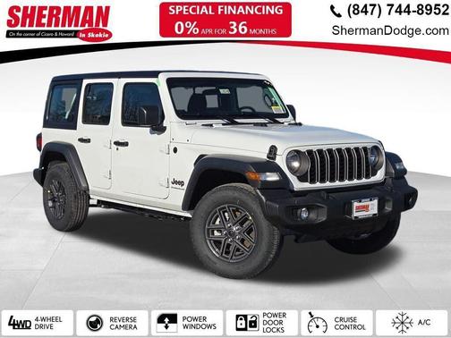 Bright White Clearcoat 2026 Jeep Wrangler Sport
