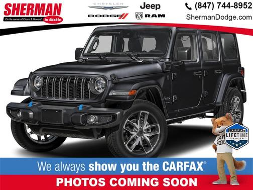 Black Clearcoat 2025 Jeep Wrangler 4xe Sahara