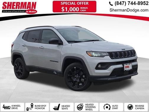 Silver Zynith Metallic Clearcoat 2026 Jeep Compass Latitude