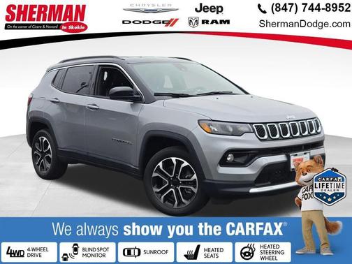 Baltic Gray Metallic Clearcoat 2024 Jeep Compass Limited