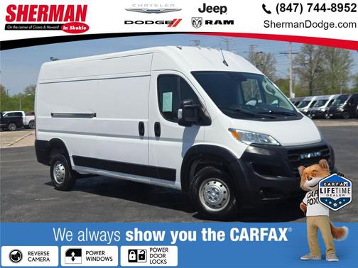 Bright White Clearcoat 2023 RAM ProMaster 2500 High Roof