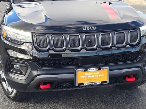 Diamond Black Crystal Pearlcoat 2022 Jeep Compass Trailhawk