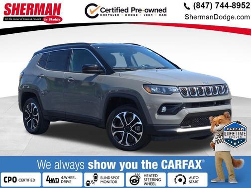 Sting-Gray Clearcoat 2023 Jeep Compass Limited