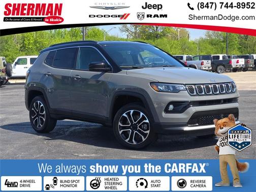 Sting-Gray Clearcoat 2023 Jeep Compass Limited