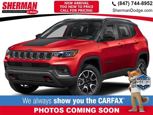 Red Hot Pearlcoat 2025 Jeep Compass Trailhawk