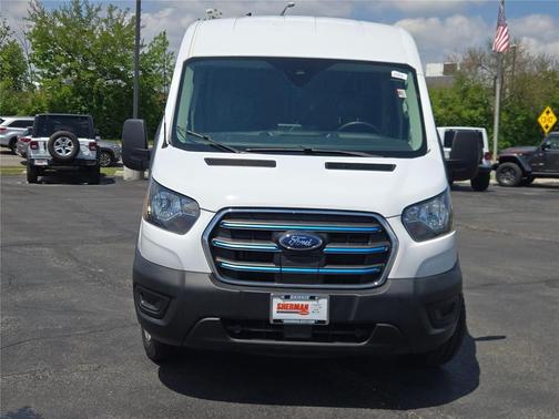 Oxford White 2023 Ford E-Transit T-350 Medium Roof