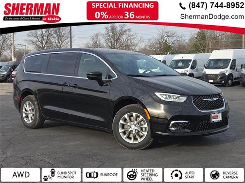 Diamond Black Crystal Pearlcoat 2026 Chrysler Pacifica L