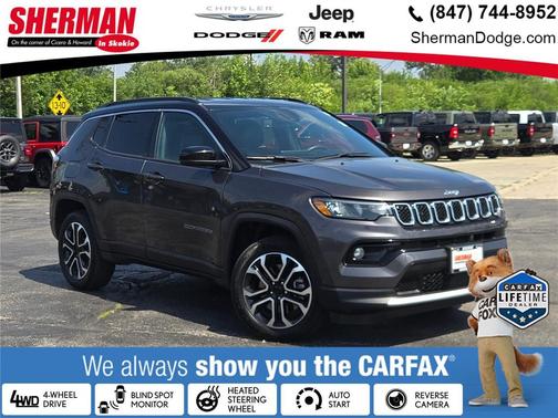 Baltic Gray Metallic Clearcoat 2024 Jeep Compass Limited