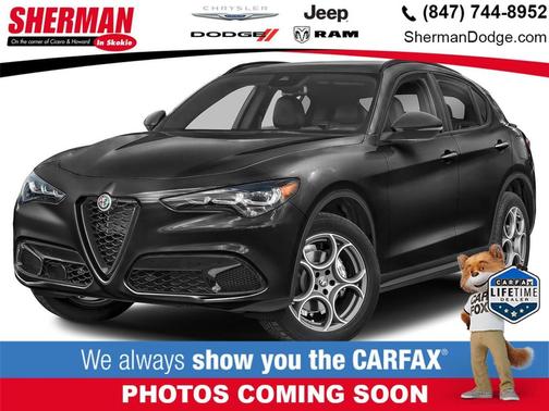Vulcano Black Metallic 2024 Alfa Romeo Stelvio Veloce AWD