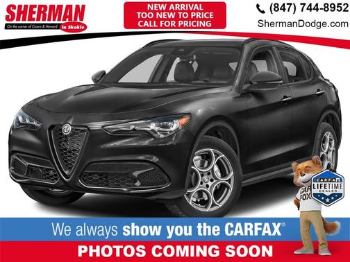 Vulcano Black Metallic 2024 Alfa Romeo Stelvio Veloce AWD