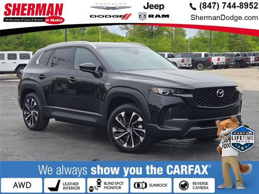 Jet Black Mica 2025 Mazda CX-50 Hybrid Premium Plus Package