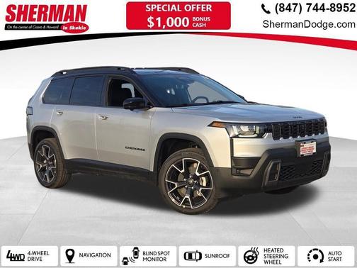 Silver Zynith Clearcoat 2026 Jeep Cherokee Overland