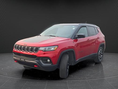 Red Hot Pearlcoat 2025 Jeep Compass Trailhawk