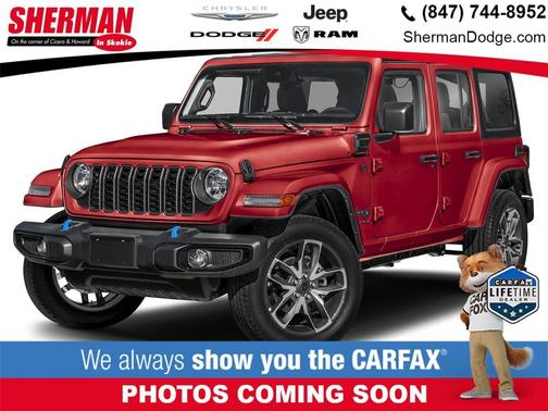 Firecracker Red Clearcoat 2025 Jeep Wrangler 4xe Sahara