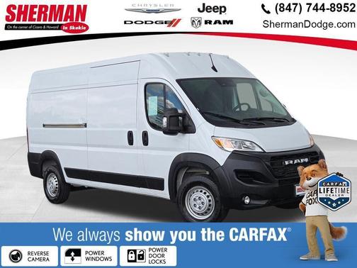 Bright White Clearcoat 2026 RAM ProMaster 2500 Tradesman