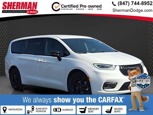 Bright White Clearcoat 2024 Chrysler Pacifica Hybrid S Appearance Pkg