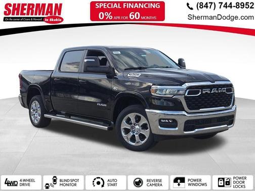 Diamond Black Crystal Pearlcoat 2026 RAM 1500 Big Horn/Lone Star