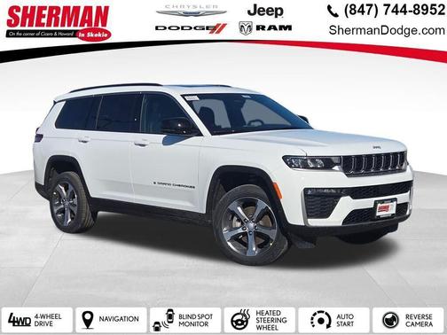 Bright White Clearcoat 2026 Jeep Grand Cherokee L Limited