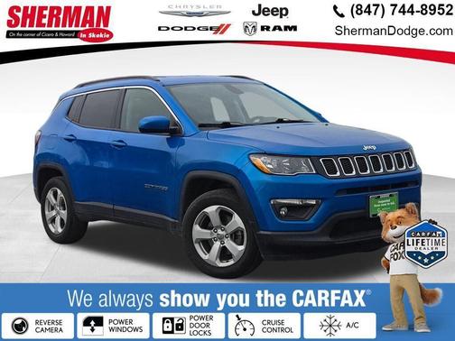Laser Blue Pearlcoat 2021 Jeep Compass Latitude