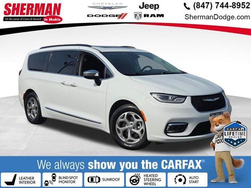 Bright White Clearcoat 2023 Chrysler Pacifica Limited