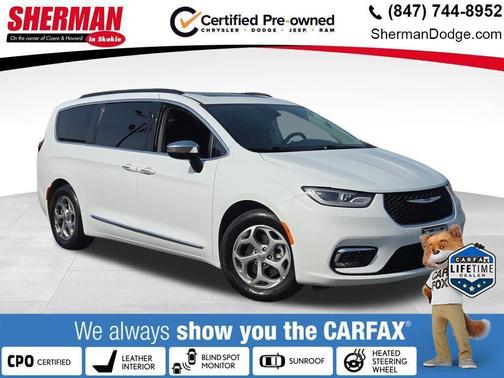 Bright White Clearcoat 2023 Chrysler Pacifica Limited