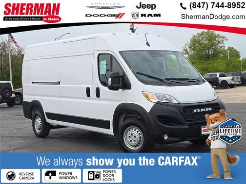 Bright White Clearcoat 2026 RAM ProMaster 2500 Tradesman