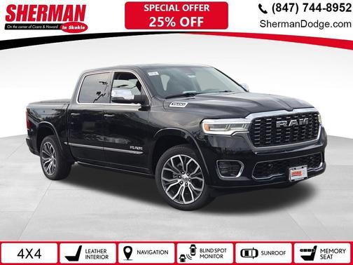 Diamond Black Crystal Pearlcoat 2026 RAM 1500 ST