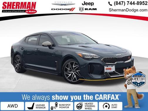 Ascot Green 2023 Kia Stinger GT-Line