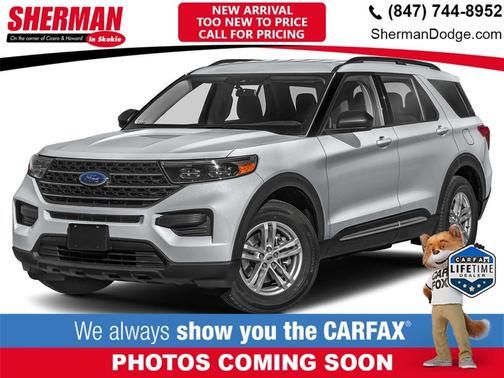 Iconic Silver 2024 Ford Explorer XLT