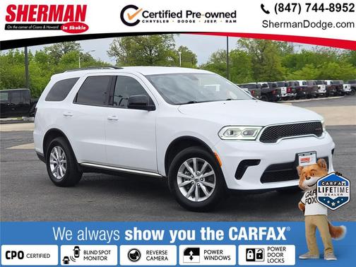 White Knuckle Clearcoat 2024 Dodge Durango SXT RWD