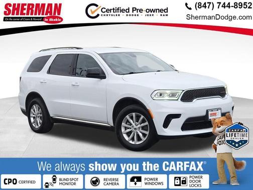 White Knuckle Clearcoat 2024 Dodge Durango SXT RWD