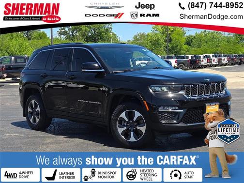 Diamond Black Crystal Pearlcoat 2022 Jeep Grand Cherokee 4xe Base