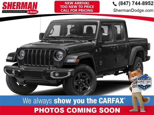Black Clearcoat 2023 Jeep Gladiator Sport S