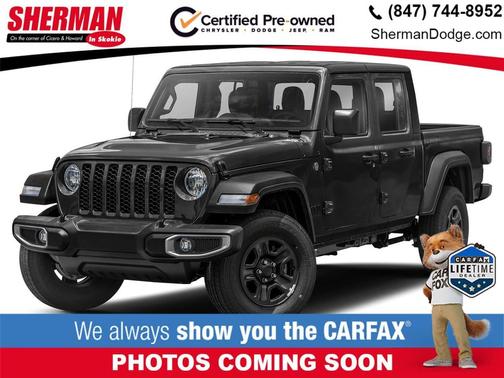 Black Clearcoat 2023 Jeep Gladiator Sport S