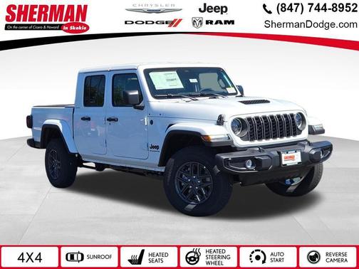 Bright White Clearcoat 2026 Jeep Gladiator Sport S